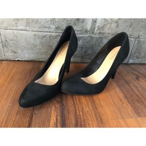 Black Suede Pumps